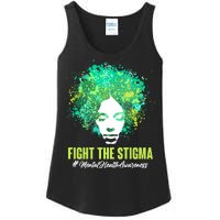 Fight The Stigma Mental Health Awareness Butterflies Ladies Essential Tank