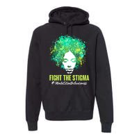 Fight The Stigma Mental Health Awareness Butterflies Premium Hoodie