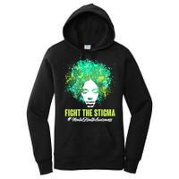 Fight The Stigma Mental Health Awareness Butterflies Women's Pullover Hoodie