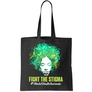 Fight The Stigma Mental Health Awareness Butterflies Tote Bag