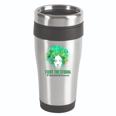 Fight The Stigma Mental Health Awareness Butterflies 16oz Travel Tumbler