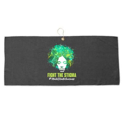 Fight The Stigma Mental Health Awareness Butterflies Large Microfiber Waffle Golf Towel