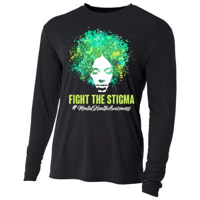 Fight The Stigma Mental Health Awareness Butterflies Cooling Performance Long Sleeve Crew