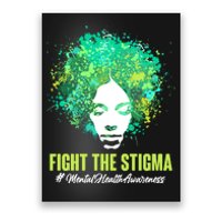 Fight The Stigma Mental Health Awareness Butterflies Poster