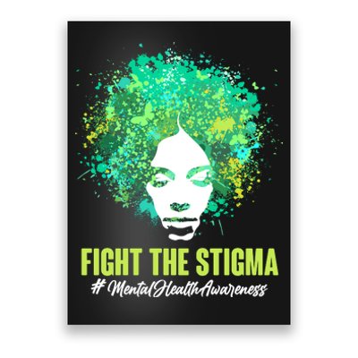 Fight The Stigma Mental Health Awareness Butterflies Poster