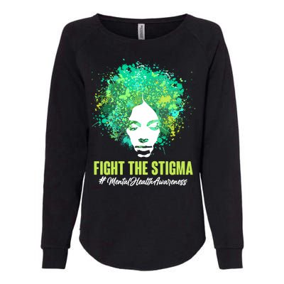 Fight The Stigma Mental Health Awareness Butterflies Womens California Wash Sweatshirt