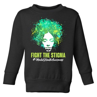 Fight The Stigma Mental Health Awareness Butterflies Toddler Sweatshirt