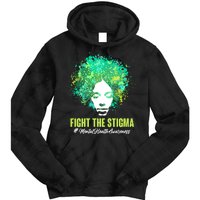 Fight The Stigma Mental Health Awareness Butterflies Tie Dye Hoodie