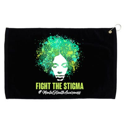 Fight The Stigma Mental Health Awareness Butterflies Grommeted Golf Towel