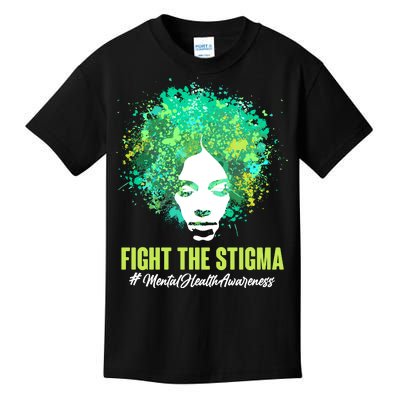 Fight The Stigma Mental Health Awareness Butterflies Kids T-Shirt