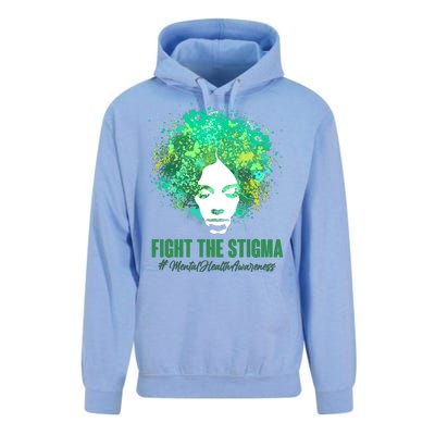 Fight The Stigma Mental Health Awareness Butterflies Unisex Surf Hoodie