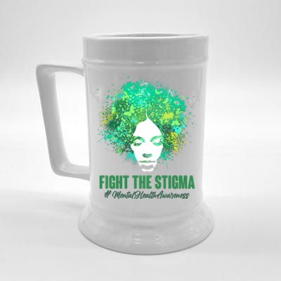 Fight The Stigma Mental Health Awareness Butterflies Beer Stein