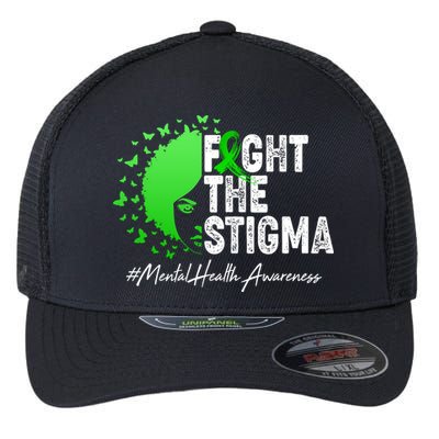 Fight The Stigma Mental Health Awareness Support Flexfit Unipanel Trucker Cap