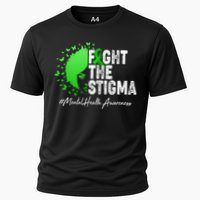 Fight The Stigma Mental Health Awareness Support Cooling Performance Crew T-Shirt
