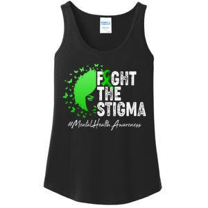 Fight The Stigma Mental Health Awareness Support Ladies Essential Tank