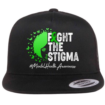 Fight The Stigma Mental Health Awareness Support Flatbill Hat
