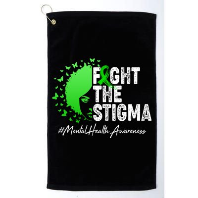 Fight The Stigma Mental Health Awareness Support Golf Towel