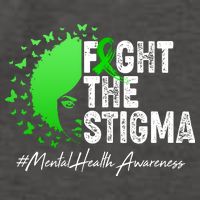 Fight The Stigma Mental Health Awareness Support Vector Backpack