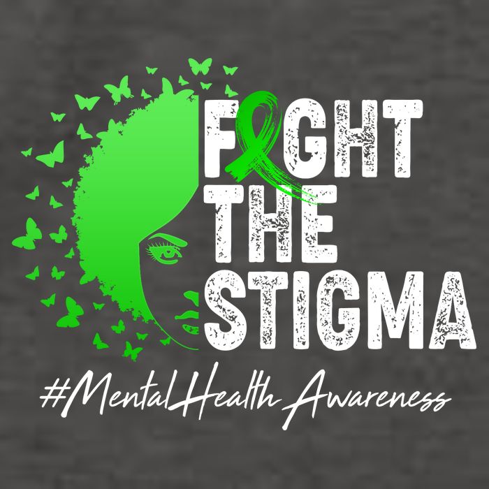 Fight The Stigma Mental Health Awareness Support Vector Backpack