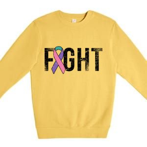 Fight Thyroid Cancer Premium Crewneck Sweatshirt