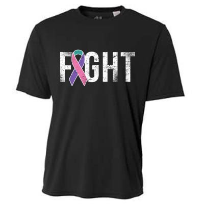 Fight Thyroid Cancer Cooling Performance Crew T-Shirt