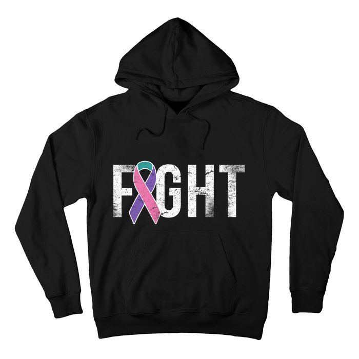 Fight Thyroid Cancer Hoodie