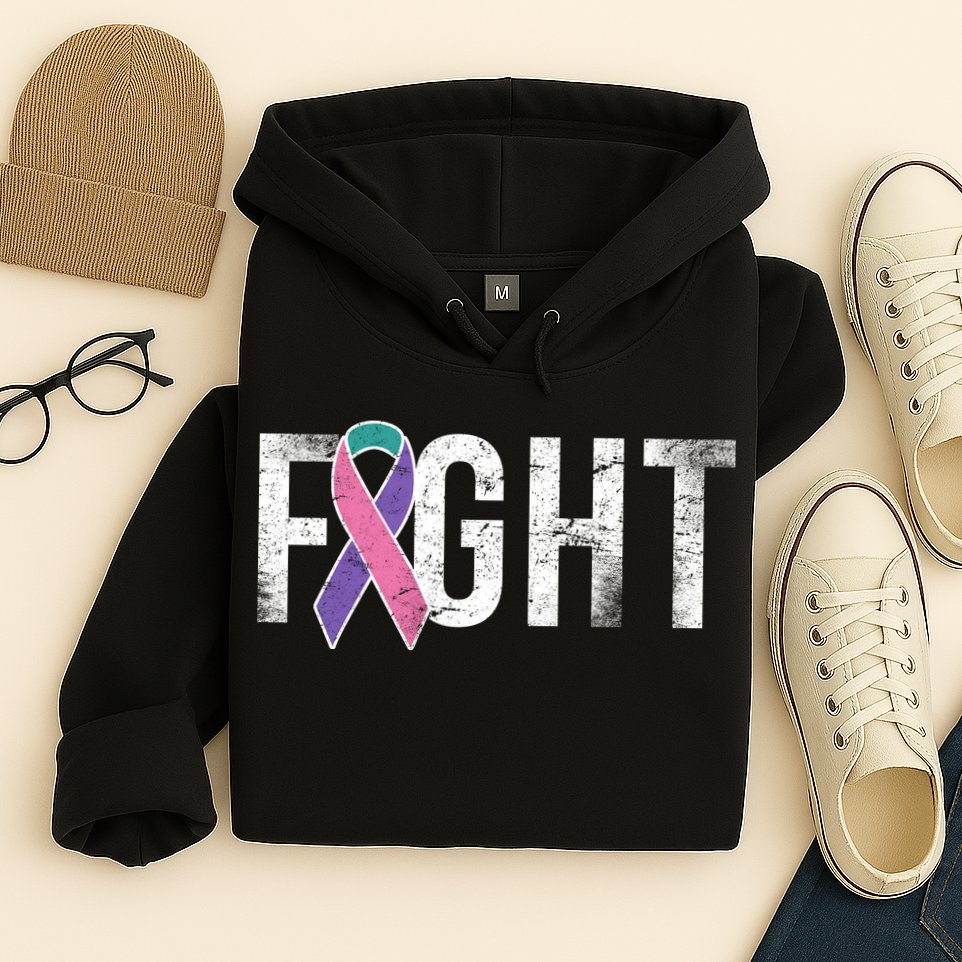 Fight Thyroid Cancer Hoodie