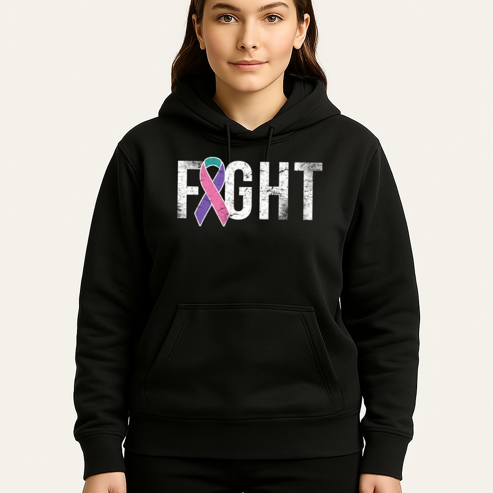 Fight Thyroid Cancer Hoodie