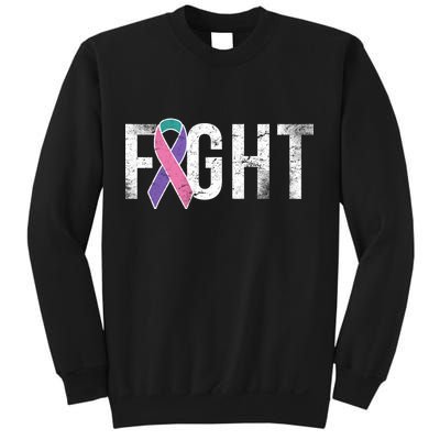 Fight Thyroid Cancer Sweatshirt