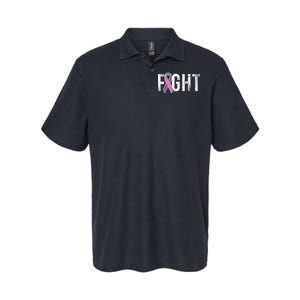 Fight Thyroid Cancer Softstyle Adult Sport Polo