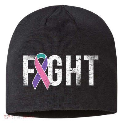Fight Thyroid Cancer Sustainable Beanie
