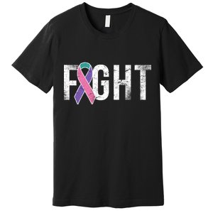 Fight Thyroid Cancer Premium T-Shirt