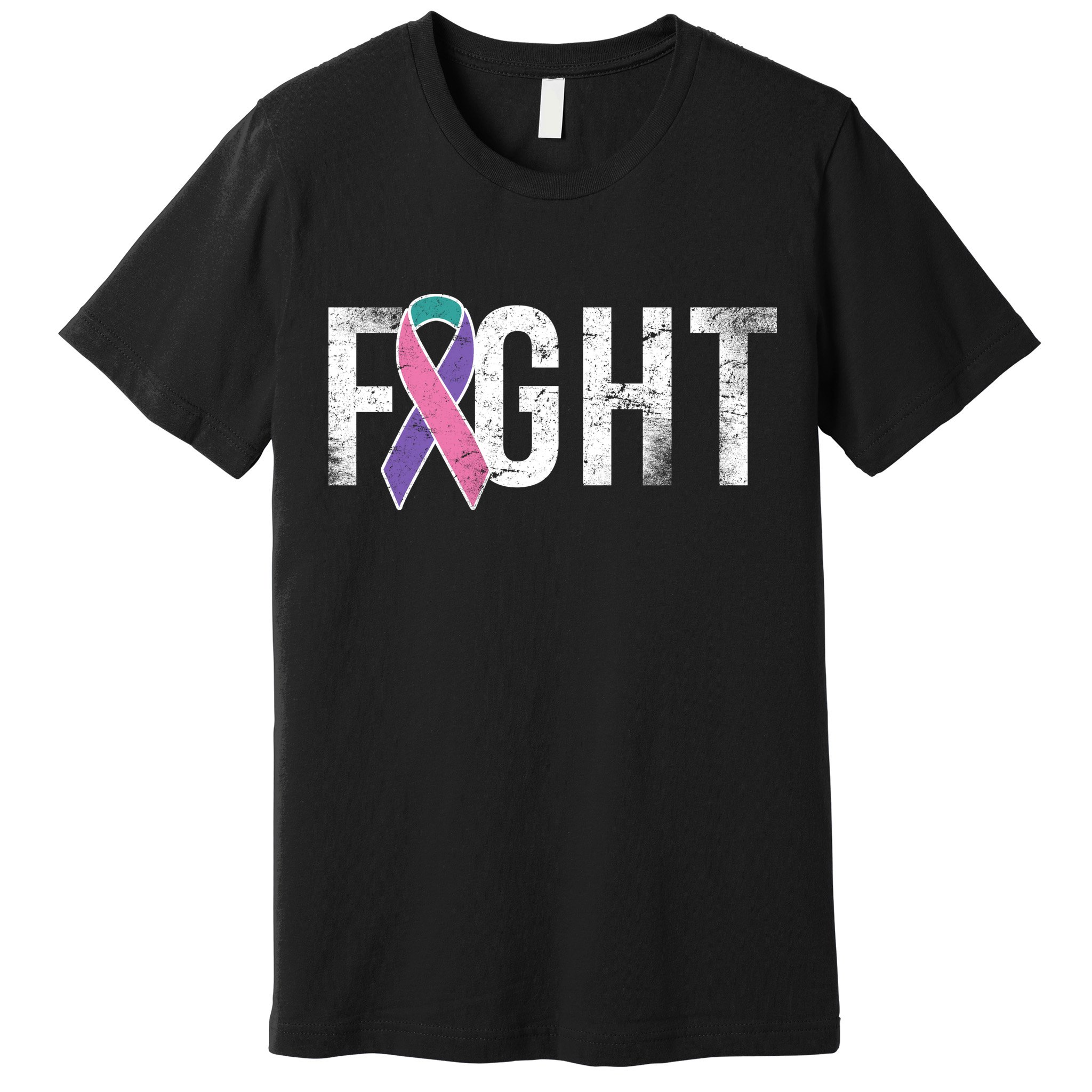 Fight Thyroid Cancer Premium T-Shirt