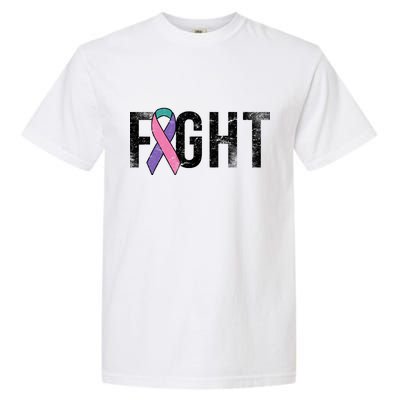 Fight Thyroid Cancer Garment-Dyed Heavyweight T-Shirt