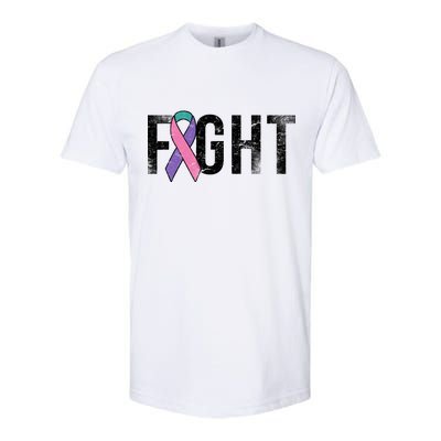 Fight Thyroid Cancer Softstyle® CVC T-Shirt