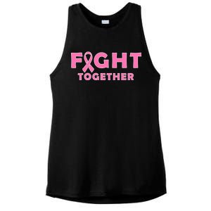 Fight Together Breast Cancer Ladies PosiCharge Tri-Blend Wicking Tank