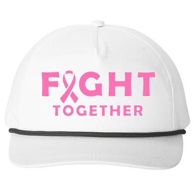 Fight Together Breast Cancer Snapback Five-Panel Rope Hat