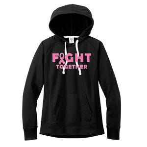 Fight Together Breast Cancer Women's Fleece Hoodie