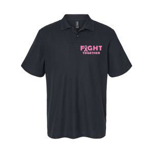 Fight Together Breast Cancer Softstyle Adult Sport Polo