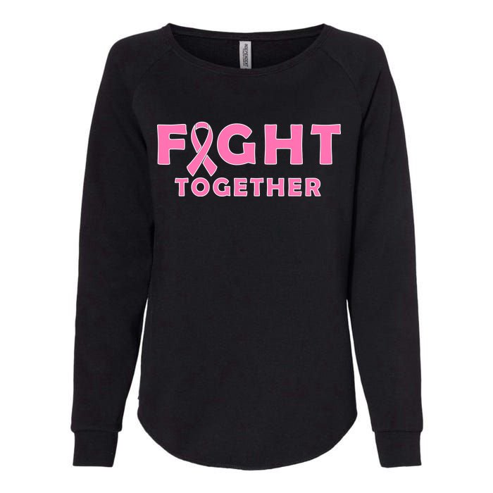 Fight Together Breast Cancer Womens California Wash Sweatshirt