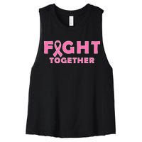 Fight Together Breast Cancer Women's Racerback Cropped Tank