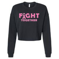 Fight Together Breast Cancer Cropped Pullover Crew