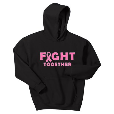 Fight Together Breast Cancer Kids Hoodie