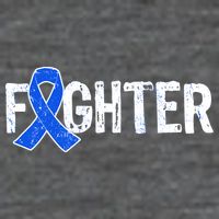 Fighter - Colon Cancer Awareness 7 Panel Mesh Trucker Snapback Hat
