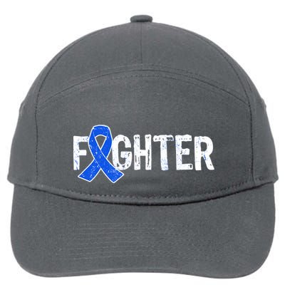 Fighter - Colon Cancer Awareness 7-Panel Snapback Hat