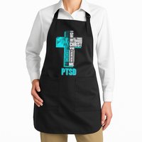 Fighting PTSD Awareness Cross Apron