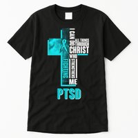 Fighting PTSD Awareness Cross Tall T-Shirt