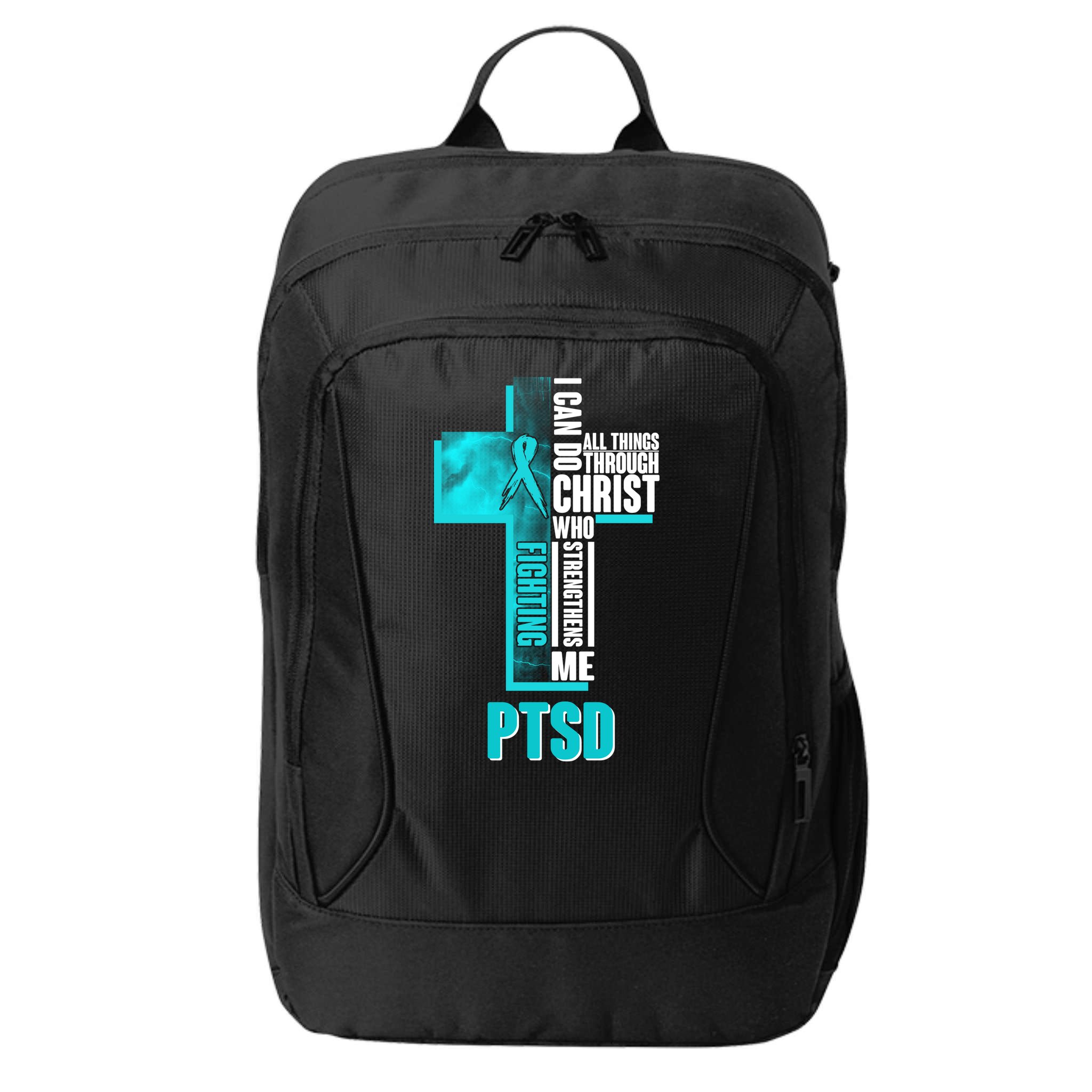 Fighting PTSD Awareness Cross City Backpack