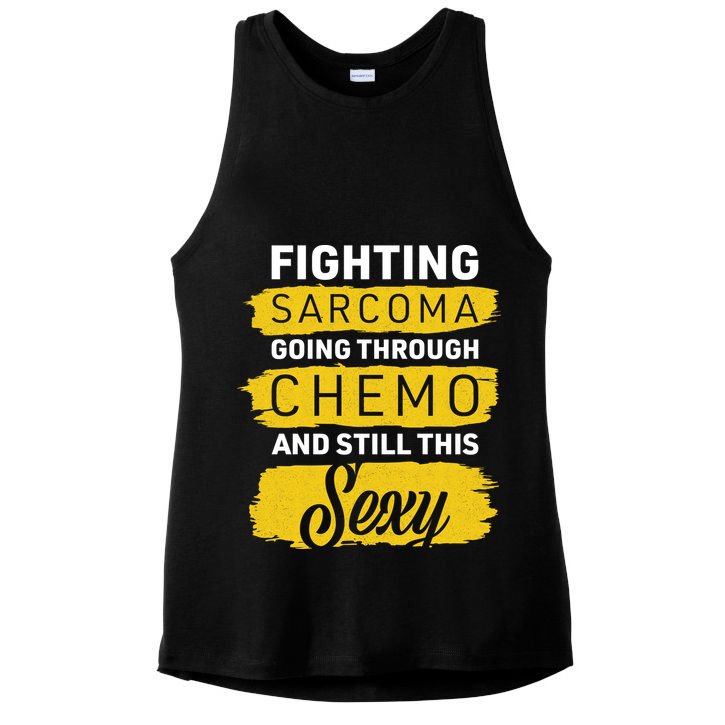 Fighting Sarcoma And Still Sexy Ladies PosiCharge Tri-Blend Wicking Tank