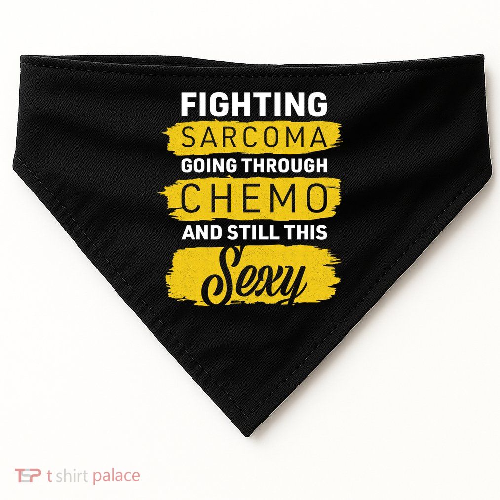 Fighting Sarcoma And Still Sexy USA-Made Doggie Bandana